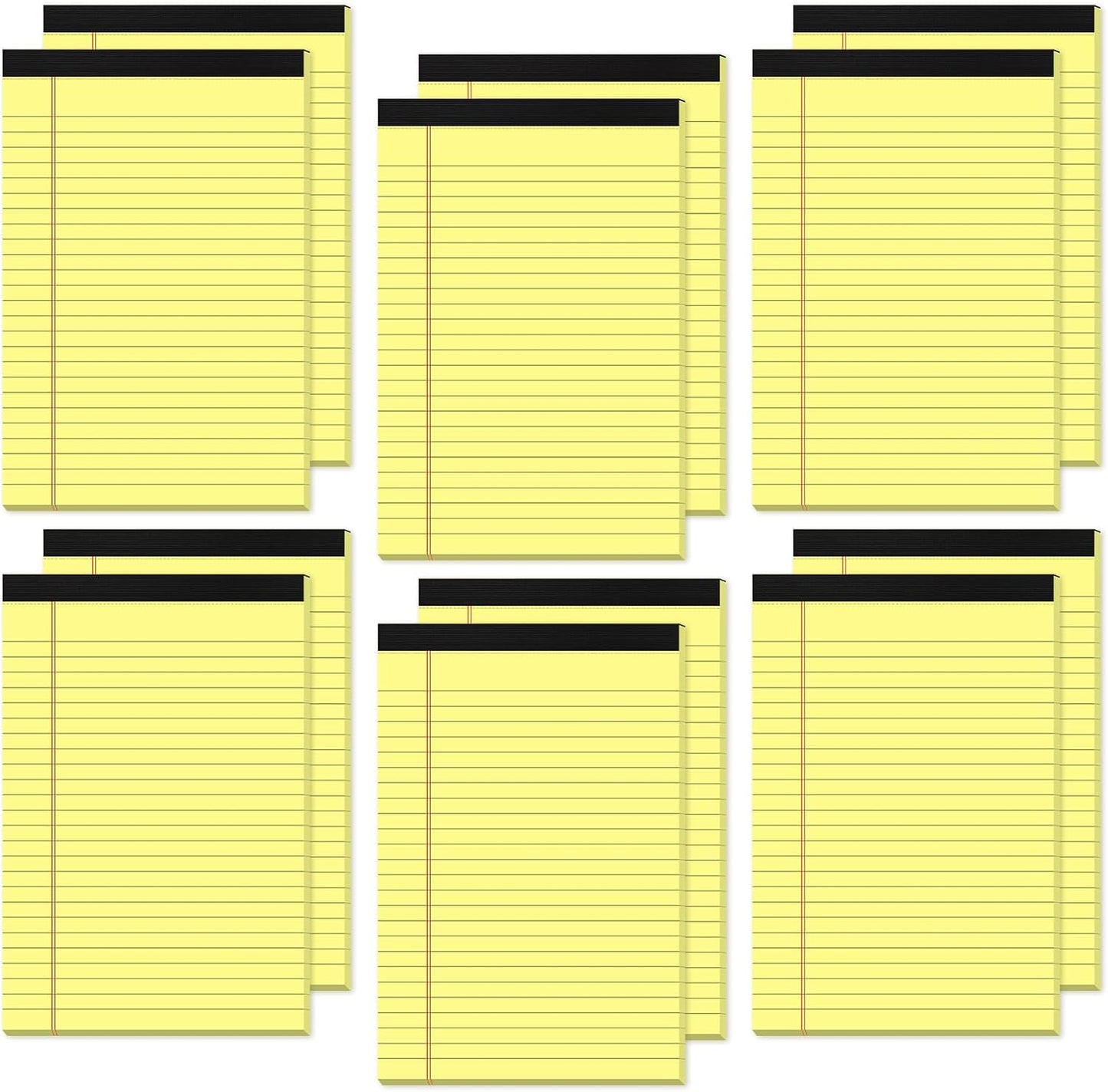 Legal Pads 8.5 x 11 White Note Pads 8.5 x 11 In 2 Pack Notepads 8.5 x 11 Writing Pads of Paper 8.5 x 11 Legal Notepads Wide Ruled White Lined Paper Pads 8.5 x 11 30 Sheets Per Legal Note Pads 8.5 x 11