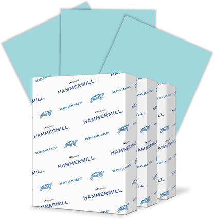 Hammermill Colored Paper, 20lb Pink Printer Paper, 8-1/2 x 11- 1 Ream (500 Sheets) - Made in the USA, Pastel Paper, 103382R