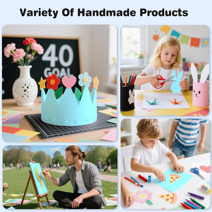Cardstock 8.5 x 11, Thick Printer Paper 75 lb/200 gsm, 40 Sheets Card Stock White, Heavy Card stock, White CardStock Paper for Invitations, Diy Cards, Business Cards, Menus, Crafts, Drawing etc