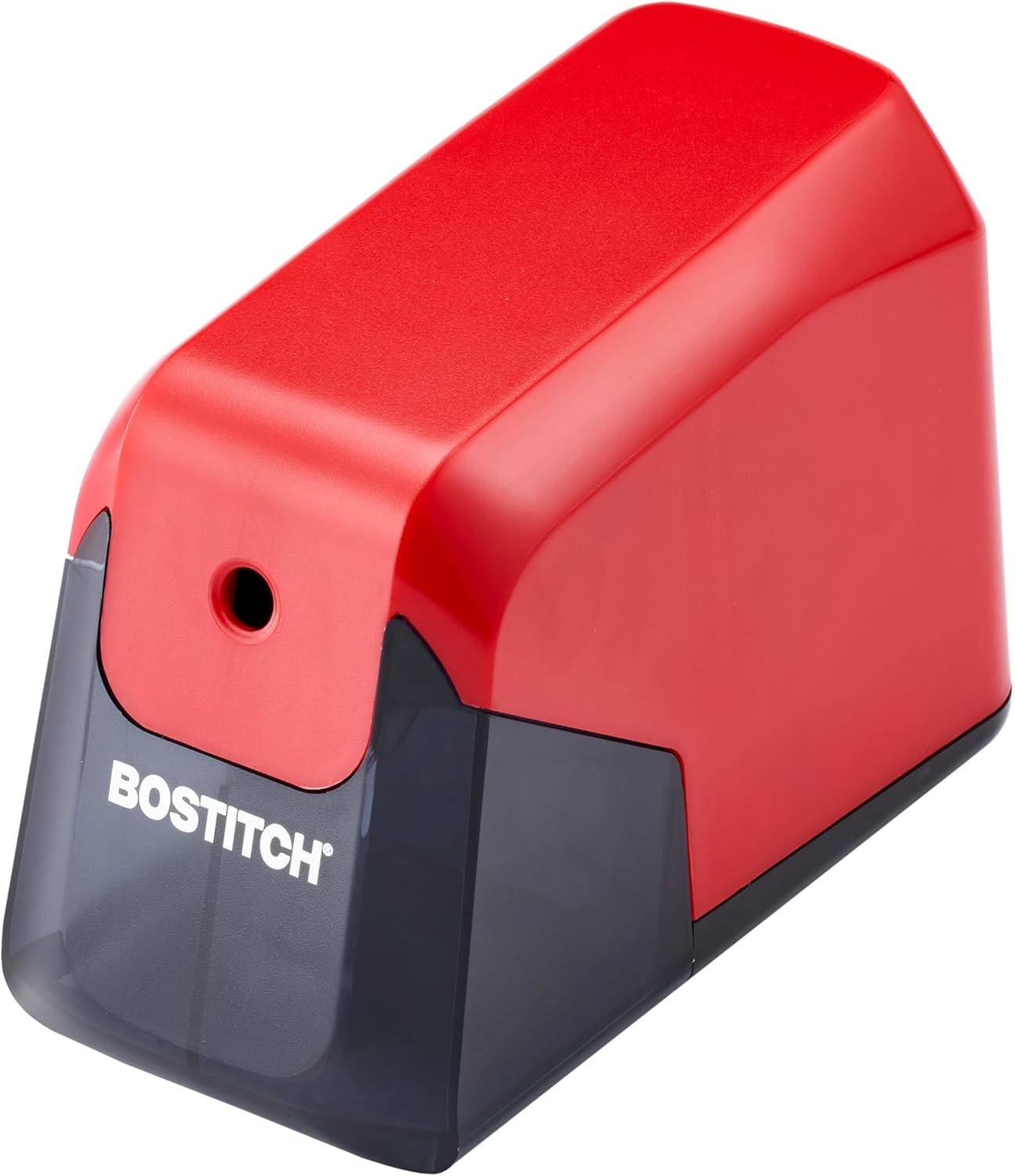 Bostitch Office Battery Pencil Sharpener, 4X Longer Cutter Life, Tip Saver Technology, Black (BPS4-BLK)
