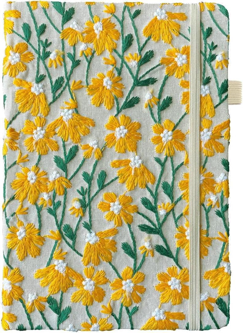 ipoul Flower Notebook, A5, 6x8, Hardcover, Lay Flat, Lined Paper, Journal for Women, Writing Notebook, Pretty, Hibiscus, Pink, Birthday Gifts for Women, Wedding Shower Gifts, Mothers Day Gift