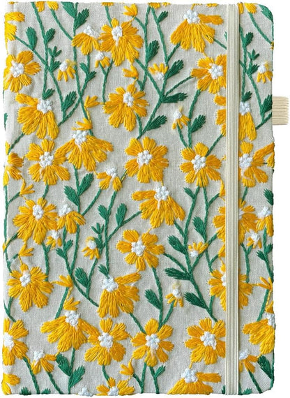 ipoul Flower Notebook, A5, 6x8, Hardcover, Lay Flat, Lined Paper, Journal for Women, Writing Notebook, Pretty, Hibiscus, Pink, Birthday Gifts for Women, Wedding Shower Gifts, Mothers Day Gift