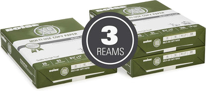 Boise X-9 Multi-Use Printer & Copy Paper, 5 Reams, White, Ledger (11in x 17in), 2500 Sheets Per Case, 20 Lb, 92 Brightness