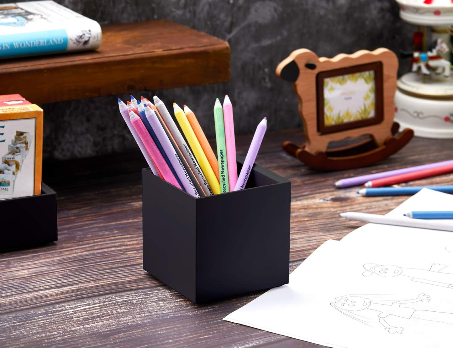 Bostitch Office Konnect Desk Organizer Accessory Tray, Stacks for Desktop Storage, Black