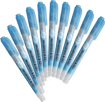 Zebra B-WKS11-E Optex 1 Highlighter, EZ, Brown, 10 Pieces