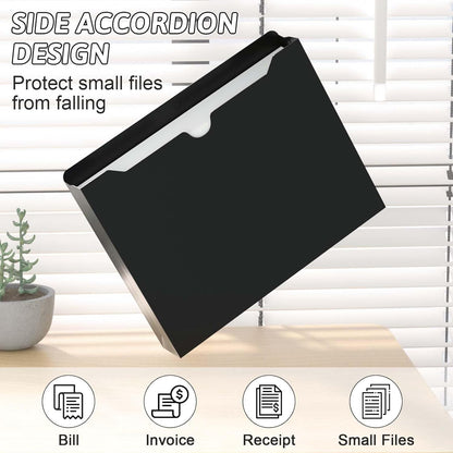 Plastic File Jackets Letter Size,12 Pack Reinforced Manilla File Pocket Folders, Heavy Duty File Folders with Straight Cut Tab,2 Inch Expanding File Folder for Documents,File Pockets