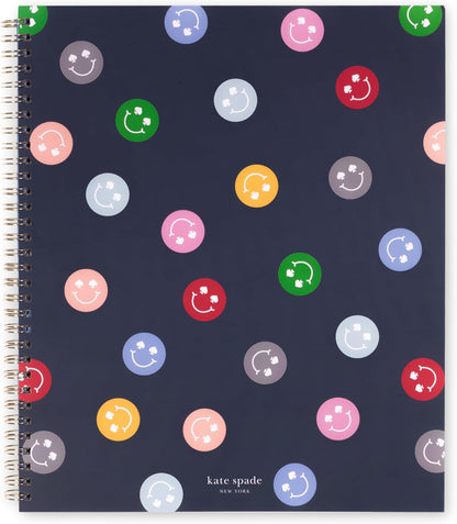 kate spade new york Large College Ruled Notebook, 11" x 9.5" Spiral Notebook with 160 Pages