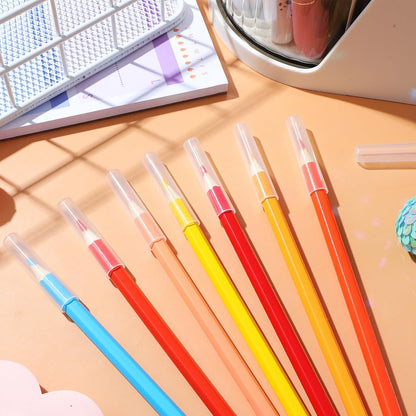 Gatuida 10pcs Plastic Pencil Caps Clear Pencil Tip Protector Cover Wooden Pen Extender Holders For Classroom School Office Student Supplies