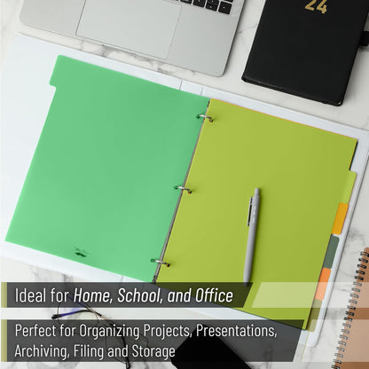 Mr. Pen- Binder Dividers, 6 Tab Dividers, Pack of 2 Sets (12 Dividers Total), Dividers