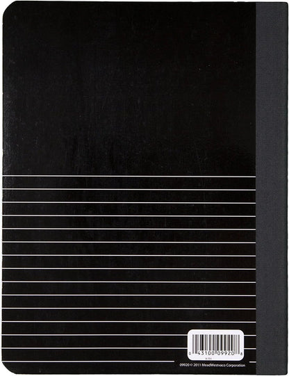 Mead Composition Books/Notebooks, Wide Ruled Paper, 100 Sheets, 9-3/4" x 7-1/2", 3 Pack (38063)
