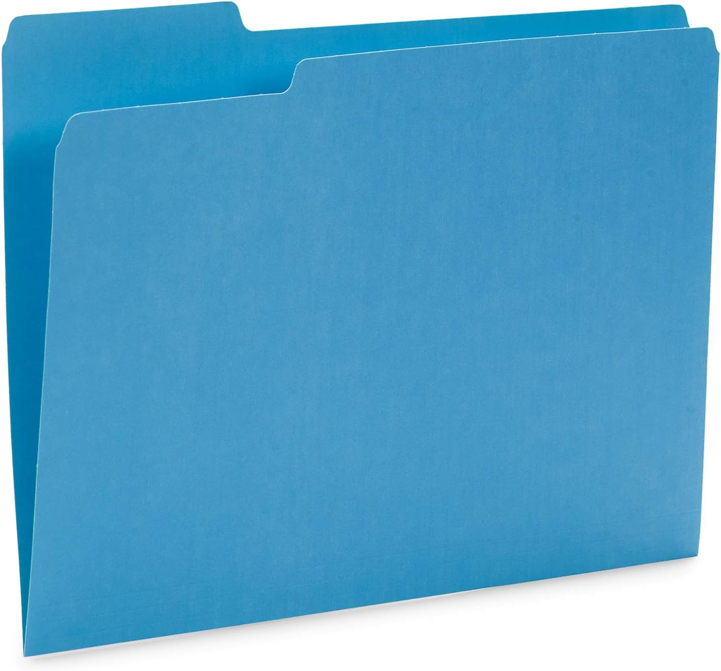 File Folder, 1/3 Cut Tab, Letter Size, Yellow, Great for Organizing and Easy File Storage, 100 Per Box