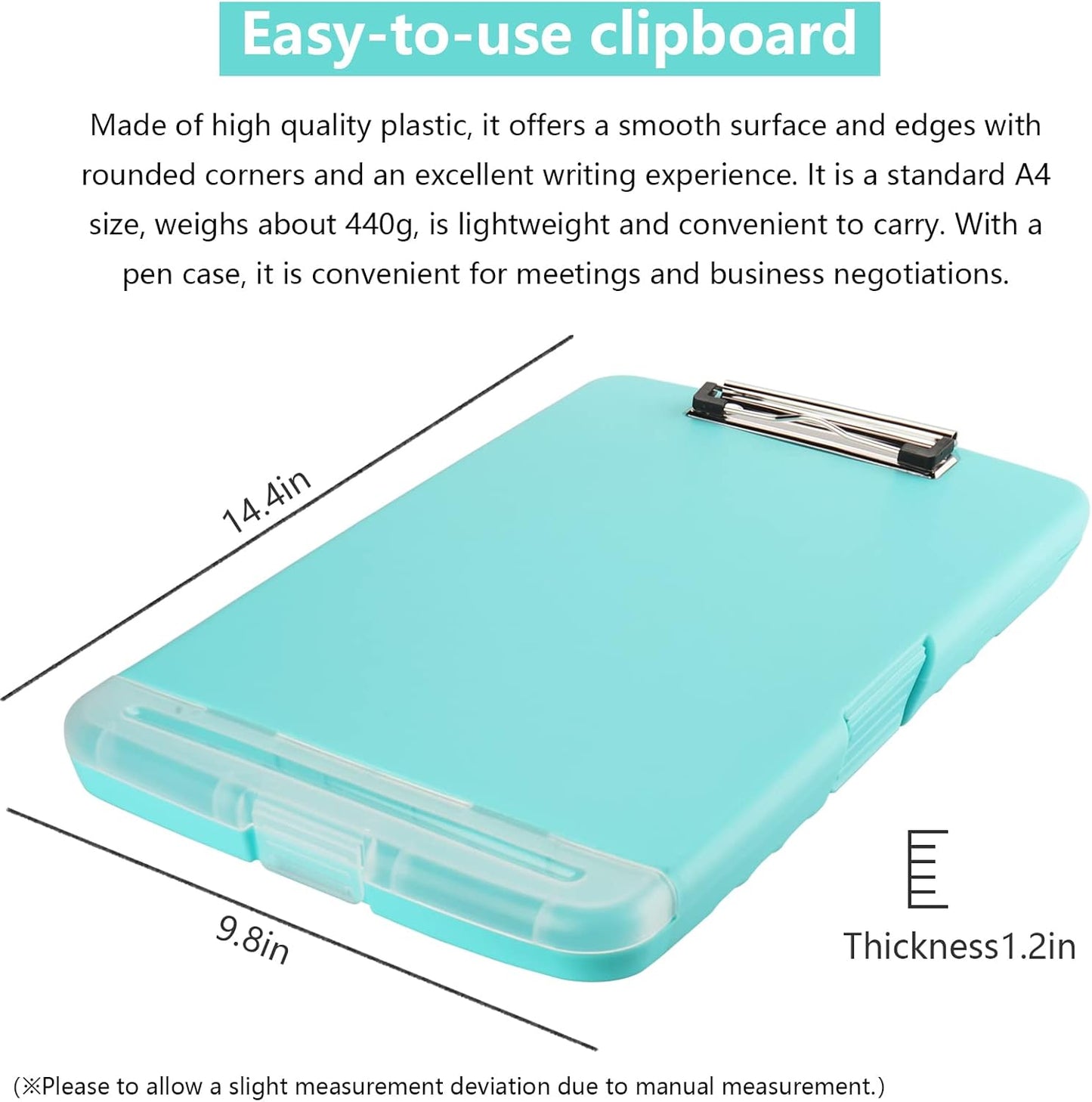 SFLHHDM Purple Clipboard, Clip Boards 8.5x11, Teacher Clipboards with Storage, Plastic Clipboard with Pen Holder, Clipboards Storage for Women Teachers Work, School & Office Supplies