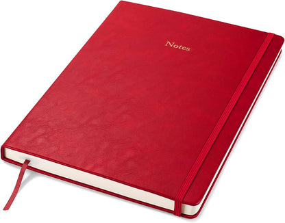 Wykeham's Executive Notebook – 8.5" x 12" – Customization Available (Personalized Black – Lined)