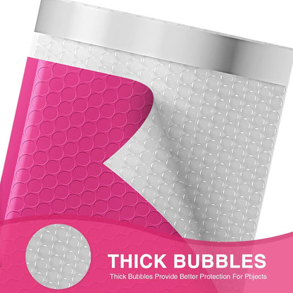 Metronic Bubble Mailers 6x10 Inch 100 Pack Black Usable Size 6x9" Opaque Padded Envelopes Waterproof Bubble Envelopes Cushioning Mailer for Small Business Mailing Makeup Jewelry Gifts