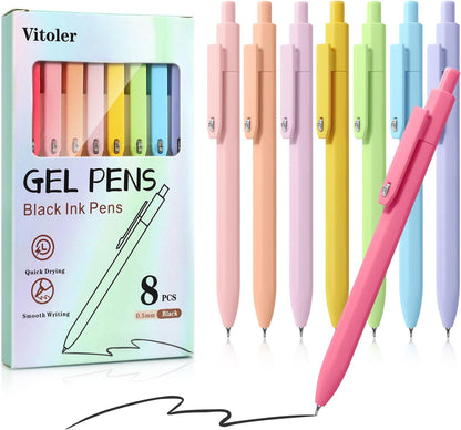 Piochoo Calligraphy Pens,8 Size Calligraphy Pens for Writing,Brush Pens Calligraphy Set for Beginners, Hand Lettering Pens