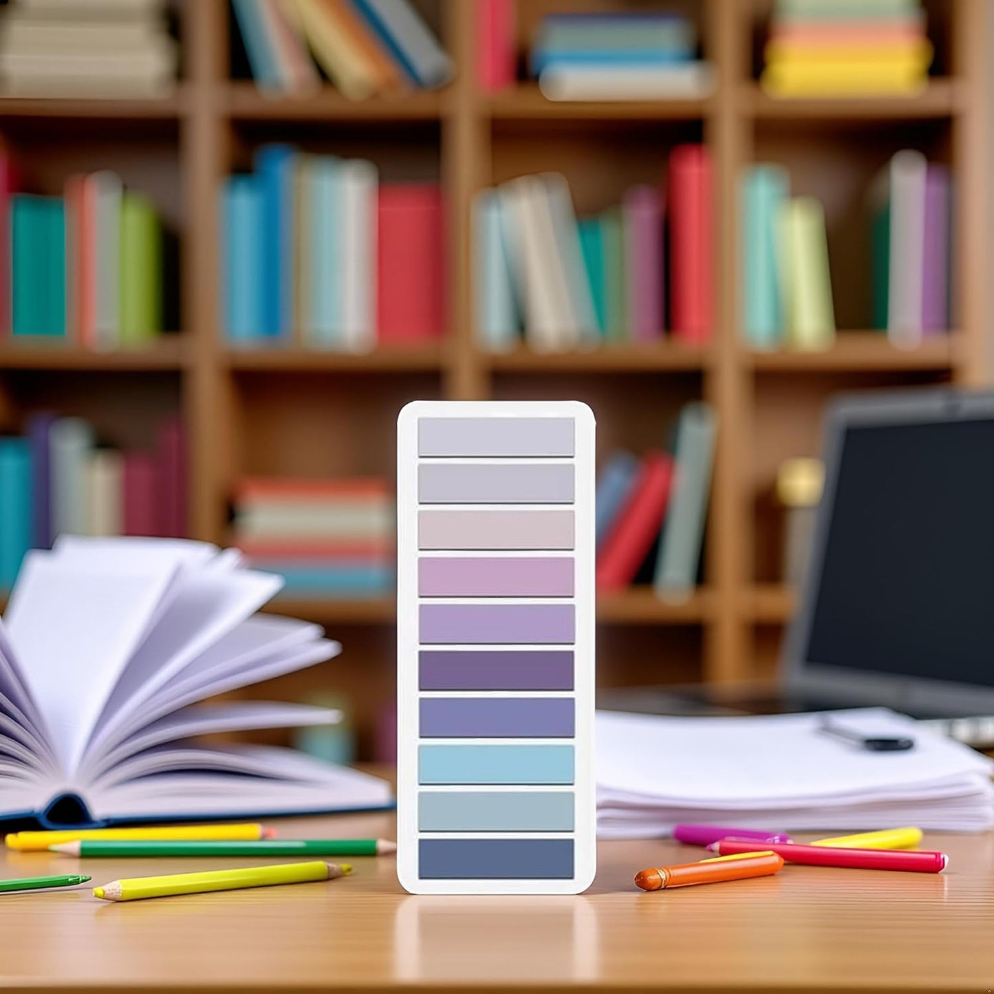 200 Pcs Sticky Index Tabs,Writable and Repositionable Book Flags Tabs Strip,Page Markers Notes Tabs Index Tabs for Page Marking Classify File,Self-Stick Notes Notebooks and Writing Pads (Blue)
