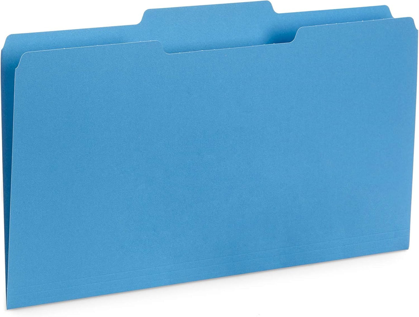 Blue Summit Supplies Blue Legal File Folders, Legal Size, 1/3 Cut Tab, Great for Organizing and Easy File Storage, File Folders 100 Count