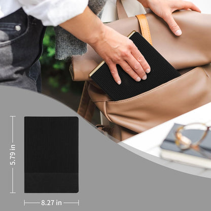 Lined Journal Notebook for Work College Ruled Note Book 5.79"x8.27"A5 PU Leather Daily Journaling 216 Pages for Women Men Writing Home School Supplies Business (Dark Green)