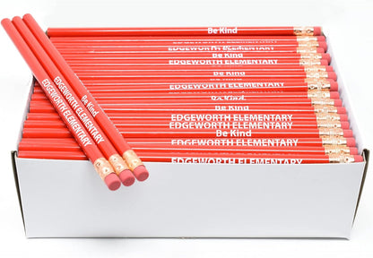 Pencil Guy Promotional Personalized Imprinted Round Pencils.-500 per box