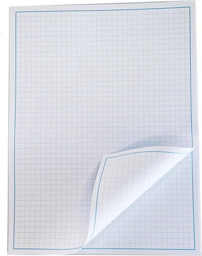 Reskid Blueprint and Graph Paper Pad - 50 Sheets Per Pad - 70lb Text - For Drawing, Designing, and More - Perfect Tool for Young Artists, Budding Designers, and Classroom Use (1, 12x18)