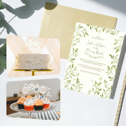 110lb White Cardstock 8.5x11, Goefun 100 Sheets Heavyweight White Card Stock 300 GSM for Invitations, Menus, Poster, DIY Card
