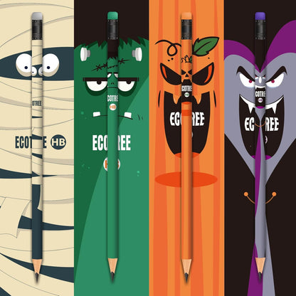 ECOTREE Pencils #2 Pre-Sharpened Pencils for Kids Number 2 Pencil with Erasers for School, Writing, 12 Count