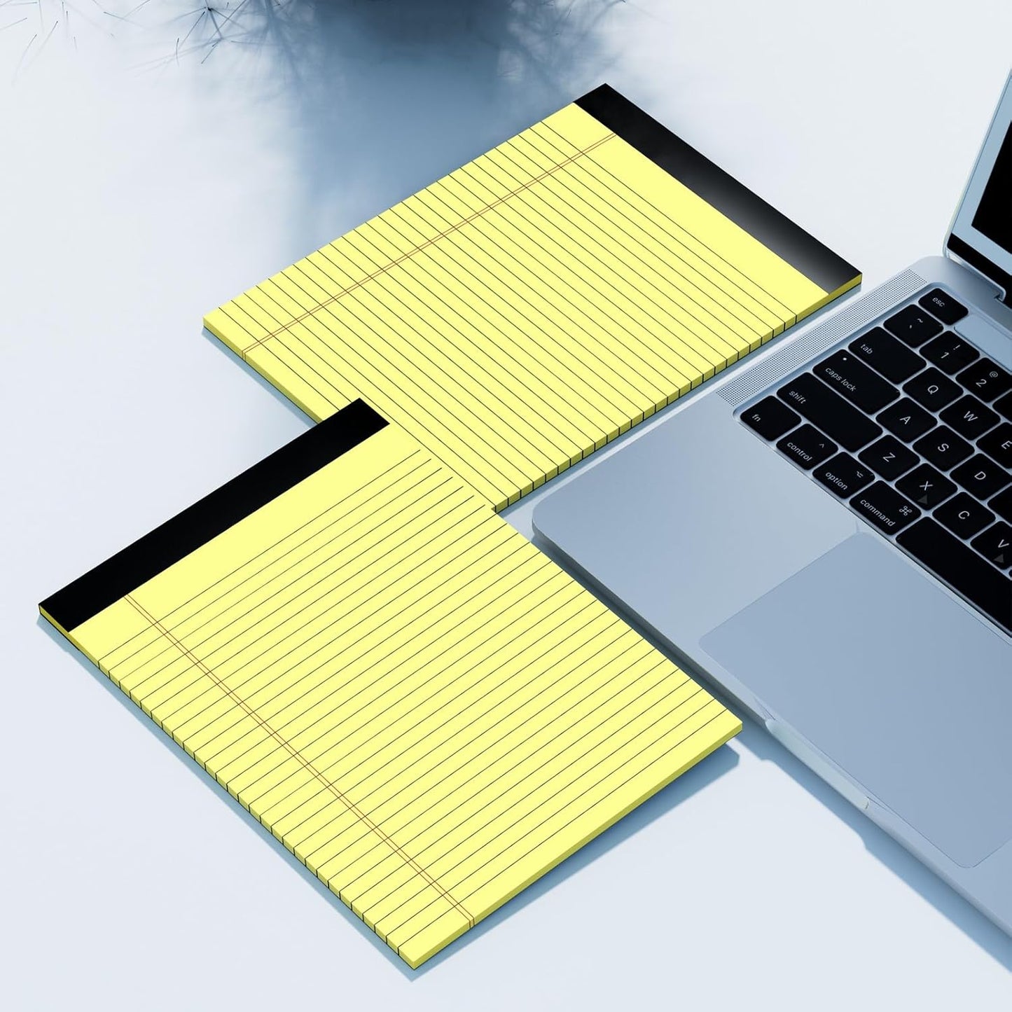 Legal Pads 8.5 x 11 Writing Pads, 3 Pack Note Pads 8.5 x 11 Wide Ruled Pads of Paper, Micro Perforated Notepad 8.5'' x 11'' Lined Paper Pads, Thickness Paper with Strong Cardboard, 30 Sheets per Pad