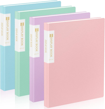 Sooez Binder with Plastic Sleeves 18-Pocket, Displays 36 Pages, 8.5x11 Presentation Folders with Clear Sheet Protectors, Art Portfolio Binder for Certificate & Office Project, Document Organizer