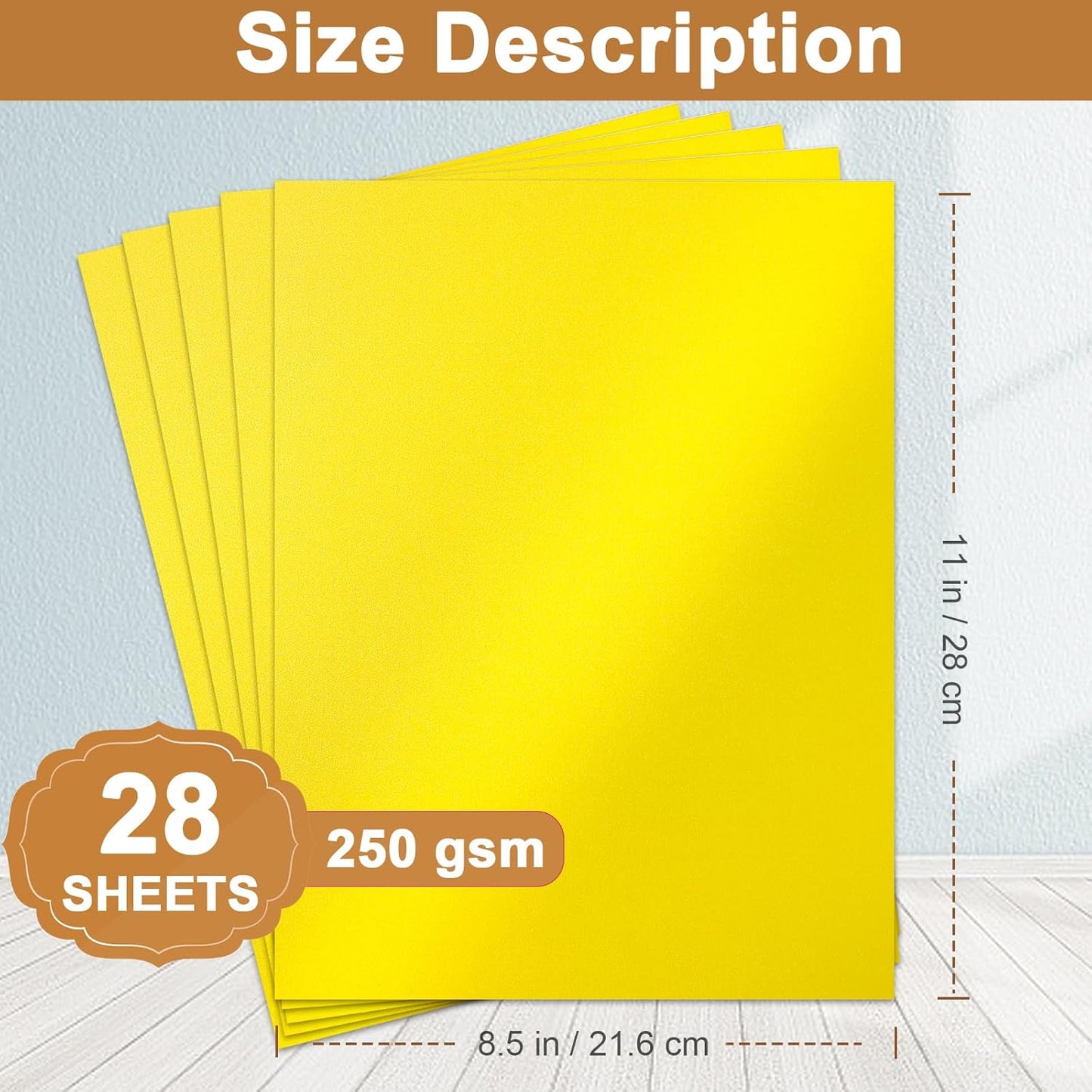Silunkia 120 Sheets Cream Shimmer Cardstock 8.5 x 11 Off White Paper, 250gsm/92lb Premium Glossy Paper Card Stock for DIY Cards Making, Wedding Invitations, Anniversaries, Business Cards, Menus