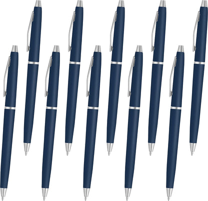 Personalized Langham Ballpoint Pens, Set of 10/50/100 by DISCOUNT PROMOS - Black Ink, Great for Office, Business, Tradeshows - Black