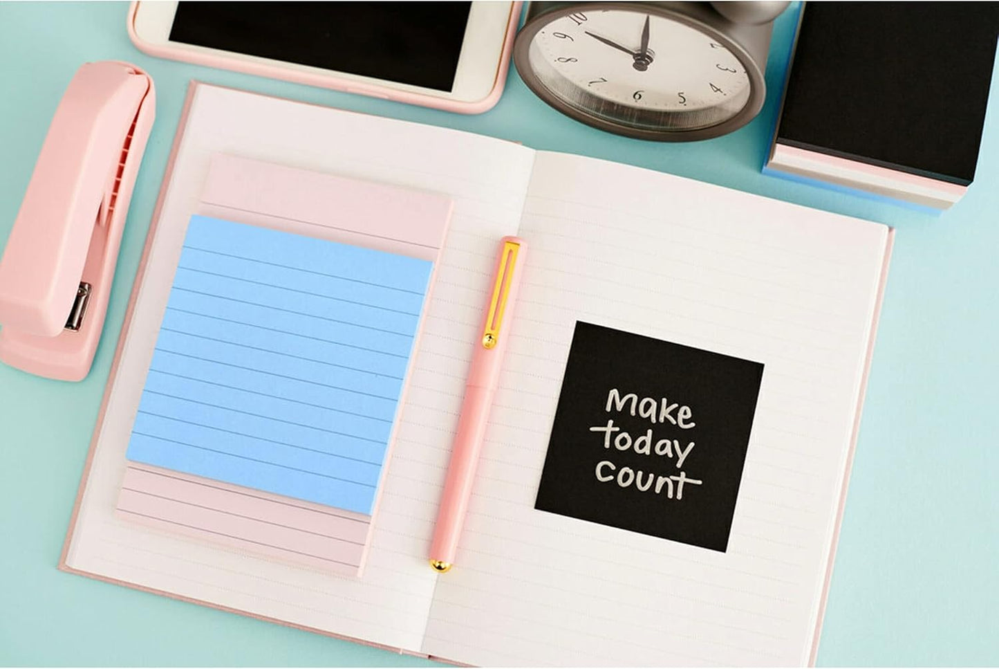 Post-it Super Sticky Notes, 5 Sticky Note Pads, 3 x 3 in., School Supplies, Office Products, for Vertical Surfaces, Monitors, Walls and Windows, First Snow White
