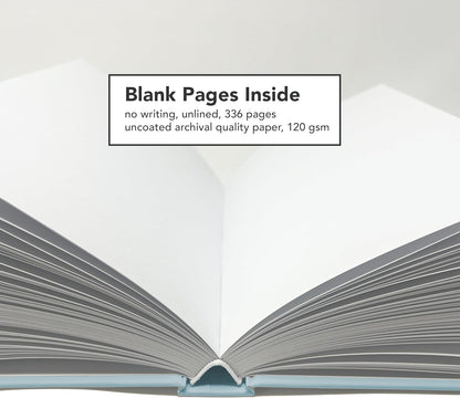 CovoBook™ Blank Hardcover | Premium Sketchbook Journal Guest Book | Photo Prop Home Decor (Black, Size 9)