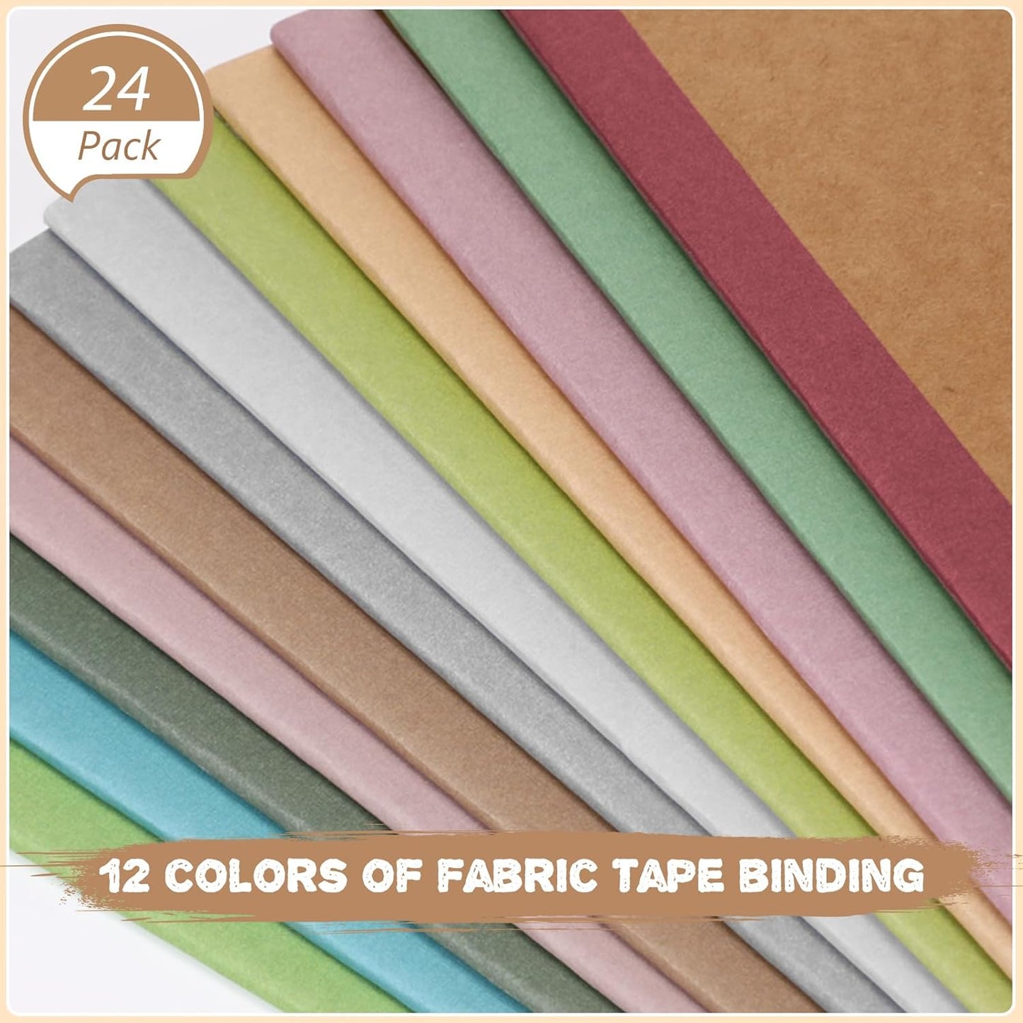 Harloon A5 Composition Notebook Journals 8 x 5.75 in College Ruled Kraft Notebooks with Rainbow Spines Small Lined Composition Book for Office Home(Bright Color,24 Pcs)