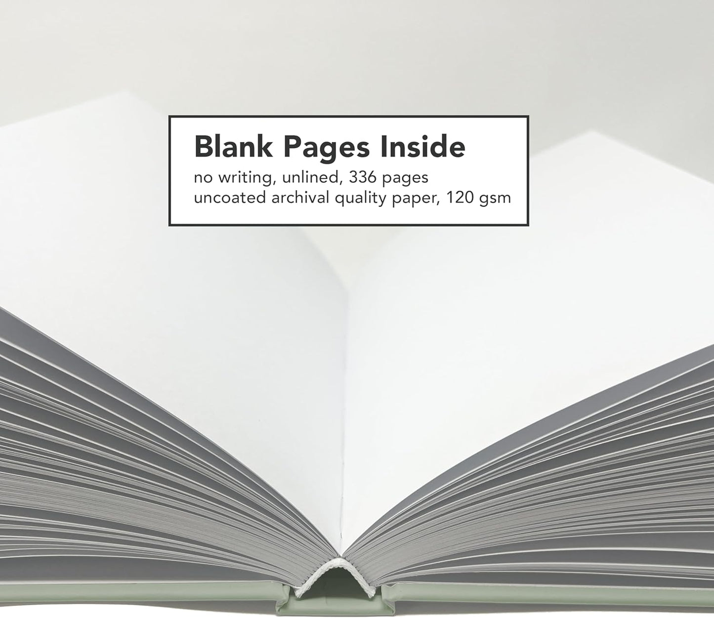 CovoBook™ Blank Hardcover | Premium Sketchbook Journal Guest Book | Photo Prop Home Decor (Black, Size 9)