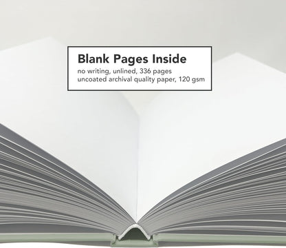 CovoBook™ Blank Hardcover | Premium Sketchbook Journal Guest Book | Photo Prop Home Decor (Black, Size 9)