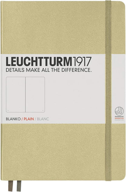 LEUCHTTURM1917 - Notebook Hardcover Medium A5-251 Numbered Pages for Writing and Journaling (Navy, Ruled)