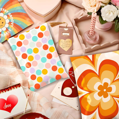 Metronic Cute Poly Mailers 10x13" 50pc Small Shipping Bags, Strong Adhesive Mailers Poly Bags for Business, Waterproof Mailing Envelopes for Packing Shipping Clothes Gifts, Gradient BluePink