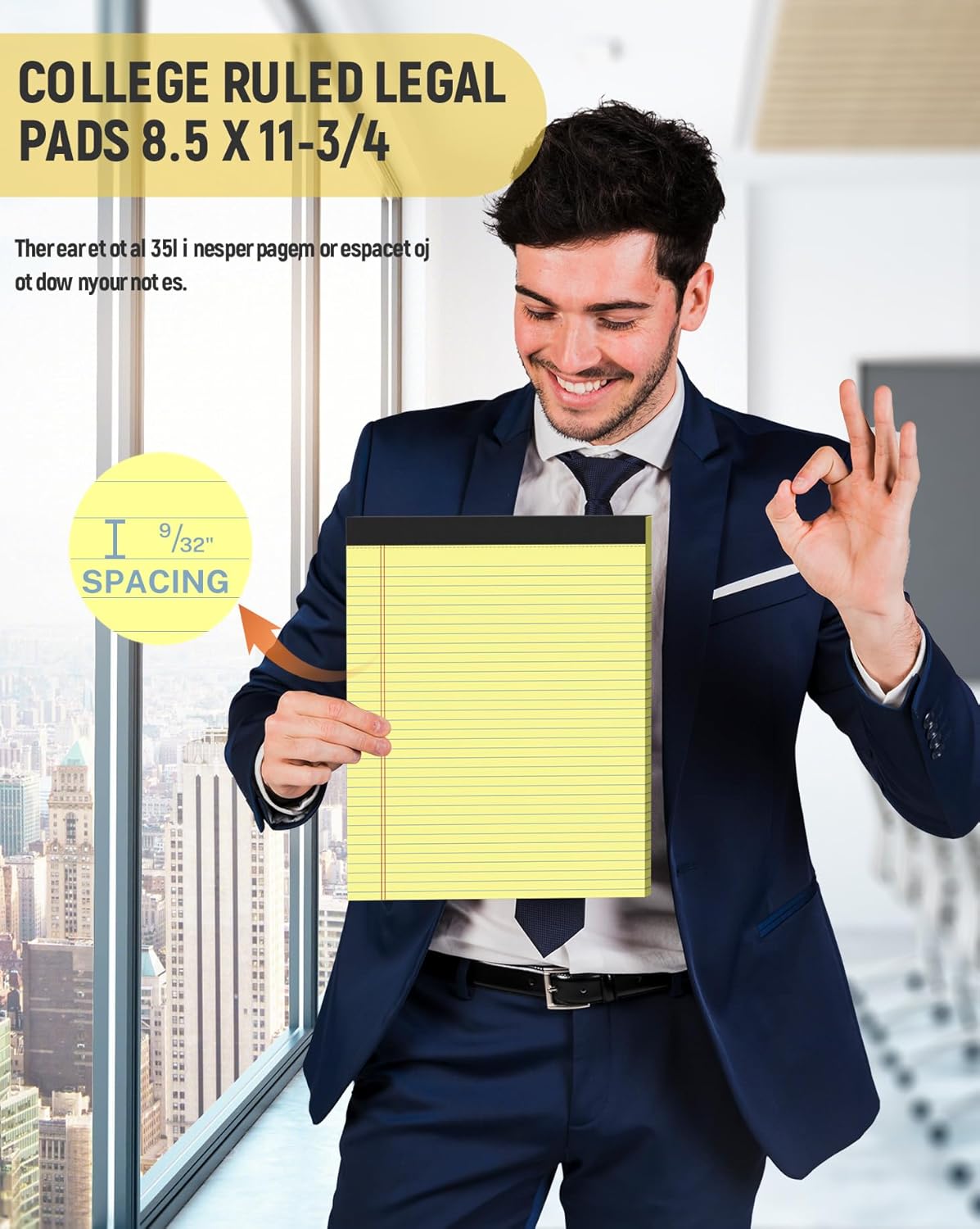 12 Pack Legal Pads 5x8 Inch Colorful Note Pads for Writing NotePads，Narrow Ruled Small Notepad 5x8 inch Legal Pad,30 Sheets Per Notebook Writing Pad for Study, Office, to-Do Lists(Multicolor)