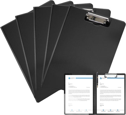 Clipboard Folder, A4 Foldable Clipboards with Pocket, File Cover Office Folder Clipboard, 360 Degree Foldable Storage Clipboards for Office, School or Medical Field, Blue