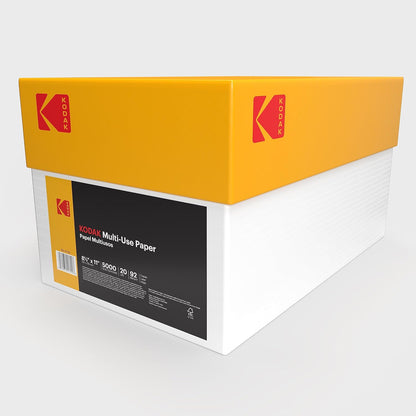 Kodak Printer Paper 8.5 x 11 | 20 lb Copy Paper 92 Bright | 40 Cartons | 200,000 Sheets