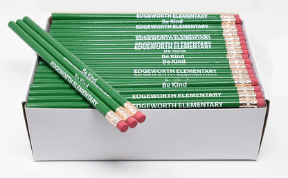 Pencil Guy Promotional Personalized Imprinted Round Pencils.-500 per box