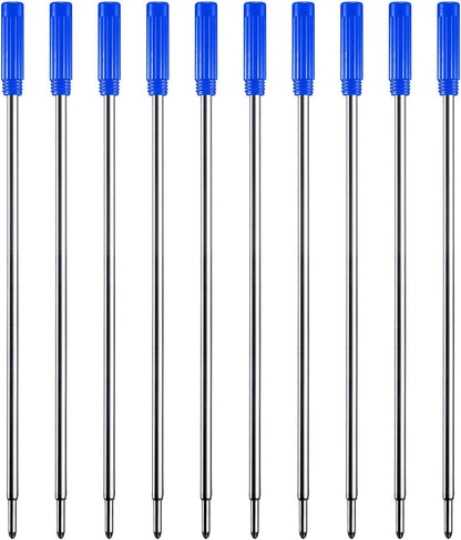 Black Ink Refills (10pcs), Replaceable Pens Refills, 1mm Medium Tip - Black