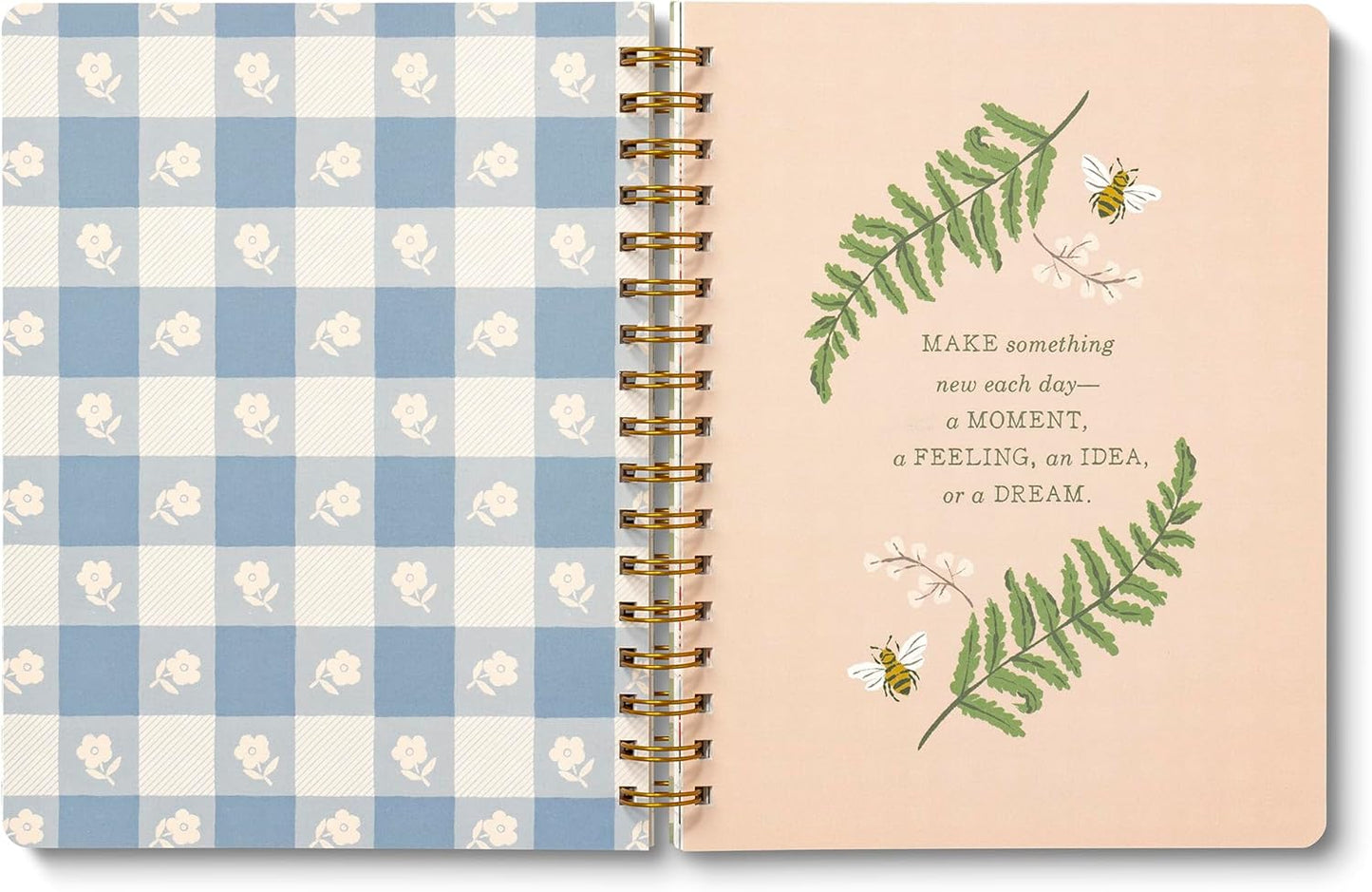 Compendium Spiral Notebook – Expect the Best Things to Happen Today – A Designer Spiral Notebook with 192 Lined Pages, College Ruled, 7.0" W x 9.25" H