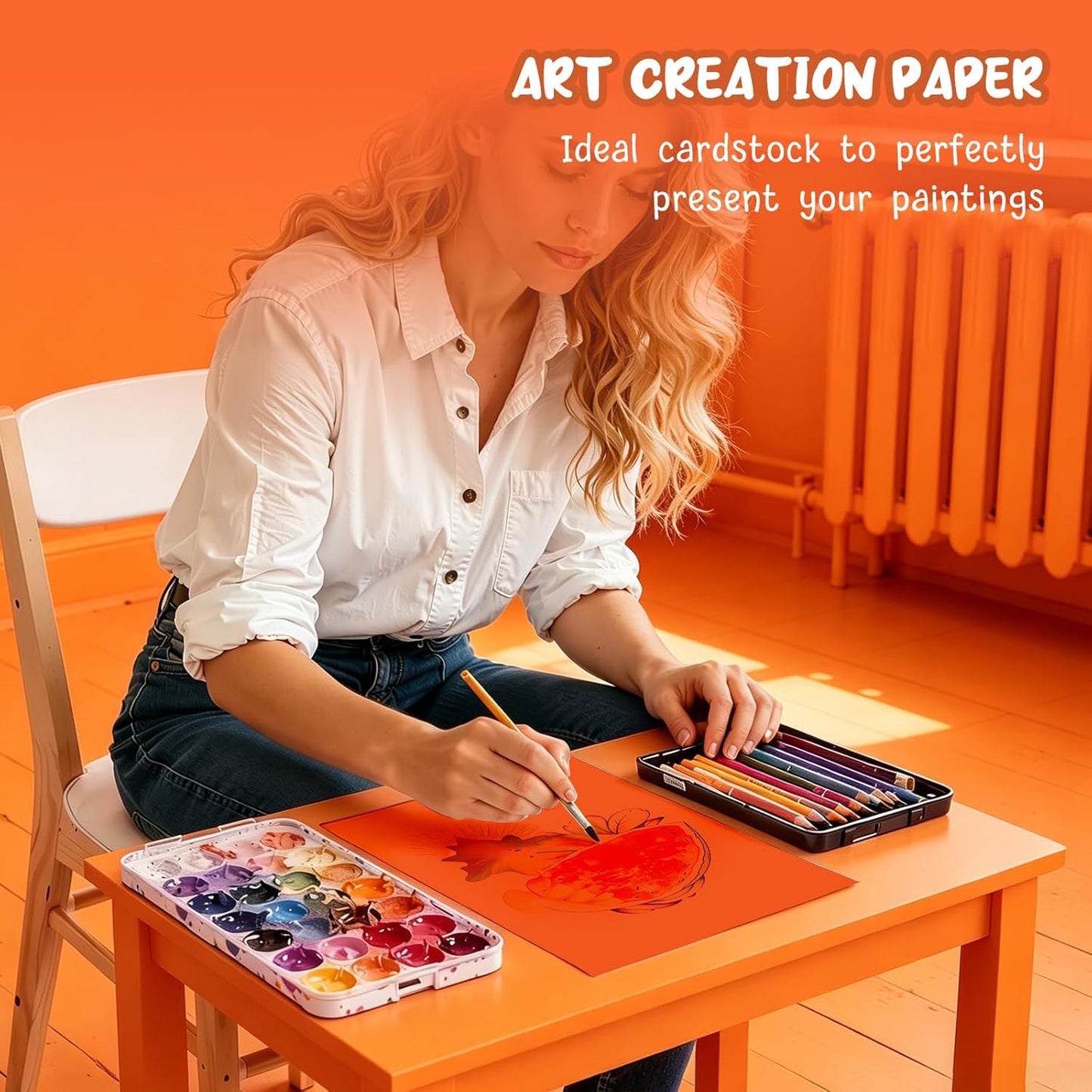 40 Sheets Cream Cardstock Paper 8.5 x 11, Ivory Cardstock Printer Paper 8.5x11, Off White Card Stock Paper 8.5 x 11, 200 GSM Construction Paper for DIY Cards, Greeting Cards, Wedding Invitations