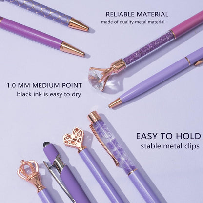 20 Pieces Ballpoint Pen Refills Black Ink 1.0mm Medium Point Smooth Writing Replacement Gel Ink Refills for Retractable Ballpoint Pen School Office Supplies