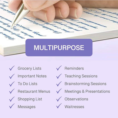 Memo Pads - Note Pads - Scratch Pads - Writing pads - 10 Pads with 50 sheets in Each Pad (5.5 x 8.5 inches)
