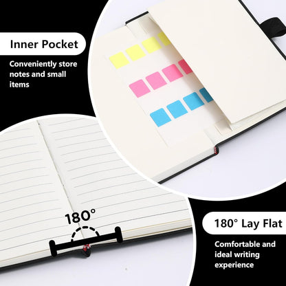BOBO RABBIT 3 Pack Pocket Notebook Journals Mini A6 Sunflower Floral Notepads Total 600 Pages Aesthetic Hardcover College Ruled Lined Notebooks for Note Taking Travel Office School Supplies, 3.7"x 5.7"