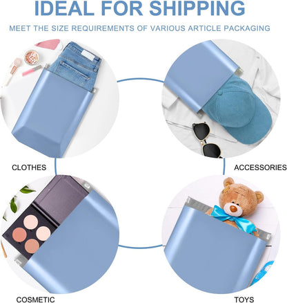 Metronic Poly Mailers 10x13 300 Pcs, Small Shipping Bags for Clothes, Shipping Envelopes for Small Business, Strong Adhensive Mailing Bags, Haze Blue