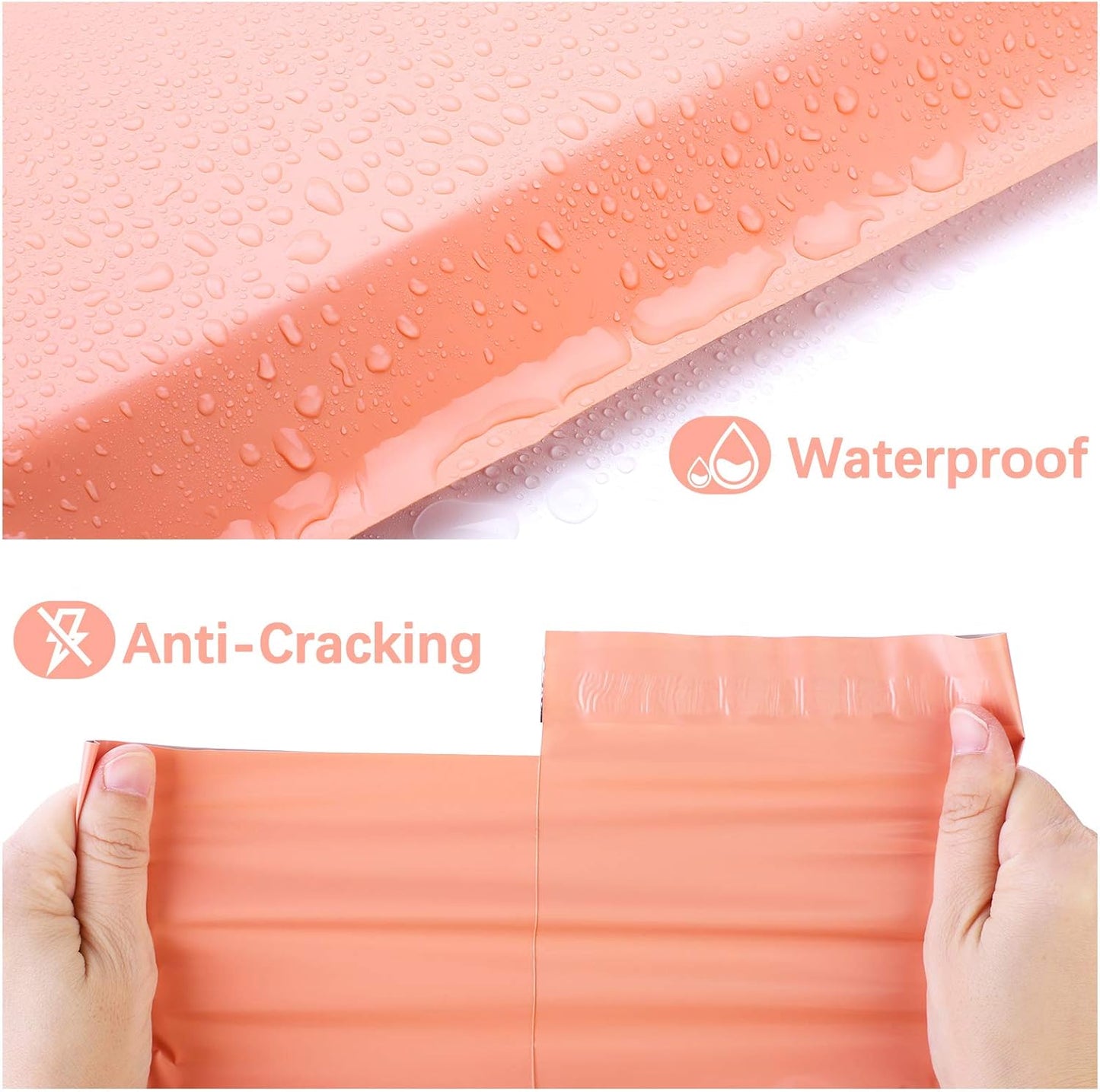 Metronic Poly Mailers 10x13 300 Pcs, Small Shipping Bags for Clothes, Shipping Envelopes for Small Business, Strong Adhensive Mailing Bags, Haze Blue