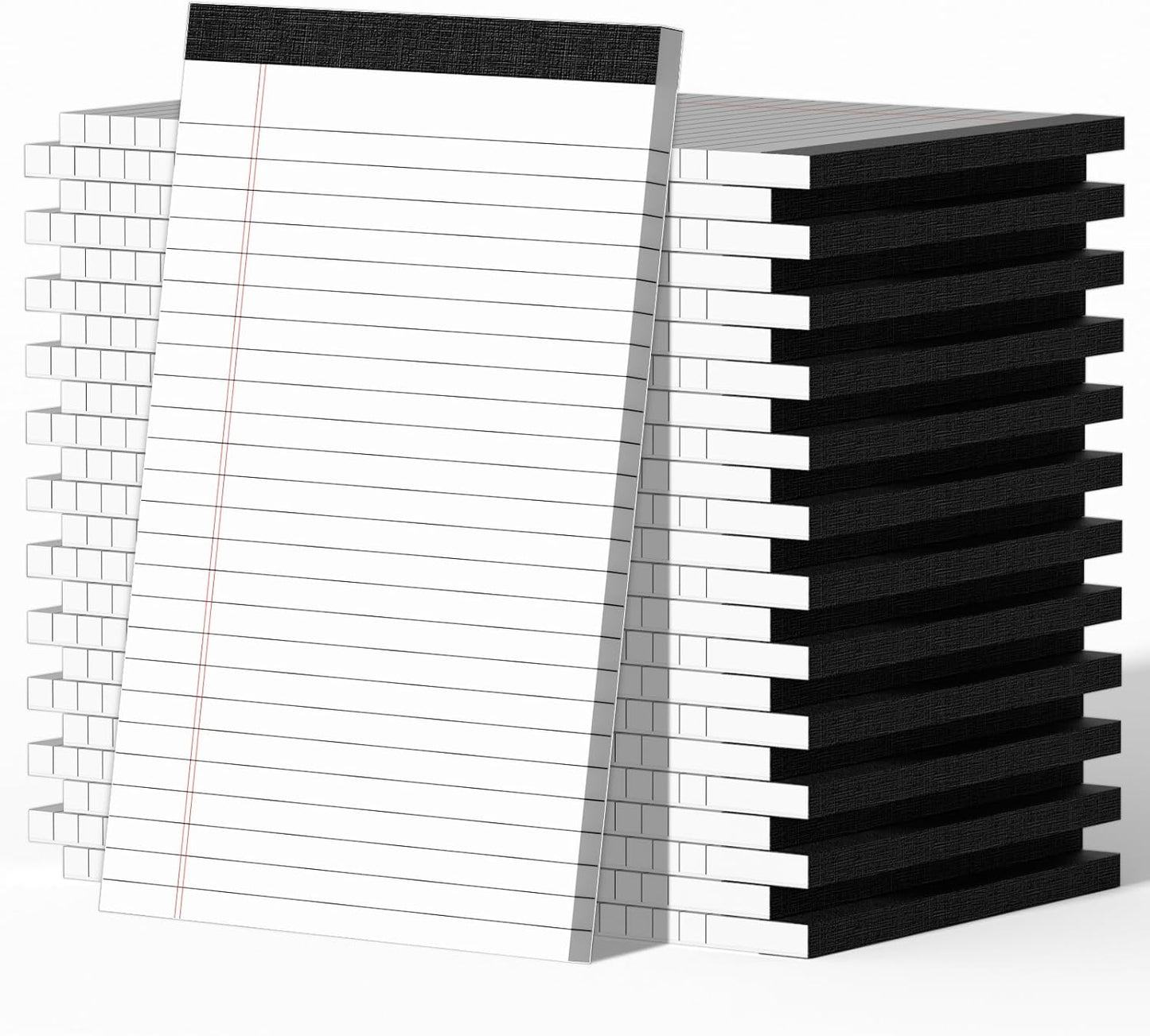 12pcs 5x8 Inch Yellow Note Pads Legal Pads, College Ruled Writing Legal Pads, 360 Sheets Total, Notepad for Students, Office & Home | Bulk Supply for Notes, Lists & Planning | Premium Quality Paper